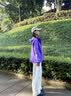 Rapido【鐘楚曦同款】新品睿必度26早秋男女情侶DERMIZAX防水沖鋒衣夾克 女款-紫色 S 曬單實拍圖