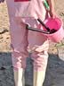 驚浪下水褲女士38碼趕海裝備成人水褲連體下半身涉水服帶雨鞋防水雨褲 曬單實拍圖