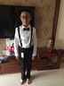 衣諾坊 兒童禮服套裝校服 小學(xué)生主持人花童 大合唱演出服 兒童演出禮服 黑色男:長(cháng)袖+長(cháng)褲+背帶+領(lǐng)結 150 (建議體重：67-80斤) 曬單實(shí)拍圖