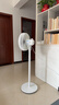 美的（Midea）電風扇家用7葉落地扇搖頭電風扇循臥室宿舍輕音風扇 白色丨7葉臺地兩用 曬單實拍圖