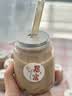 SHUANG YU奶茶杯一次性帶蓋飲料杯送吸管貼紙360ml*10套楊枝甘露U型瓶子 曬單實拍圖