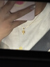 周大生黃金吊墜足金炫彩煙花吊墜女款時尚送女友情人節禮物生日禮物 足金吊墜約1.5g（贈925銀項鏈+品牌禮盒） 曬單實拍圖