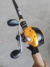 光威（GW）小黃輪水滴輪路亞輪磁力雙剎車(chē)微物輪冰釣輪拋竿輪黑魚(yú)馬口翹嘴輪 小黃輪左手+微物杯+PE線(xiàn)+保養油 曬單實(shí)拍圖