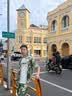 MOLOON泳衣男士沙灘花襯衫套裝寬松大碼夏威夷海邊度假休閑情侶襯衣套裝 3682套裝 XL （建議體重125-145斤） 曬單實拍圖