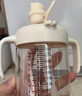 英氏（YEEHOO）兒童水杯嬰兒寶寶牛奶杯子吸管奶瓶1-3歲學飲杯吸管杯幼兒園 曬單實拍圖