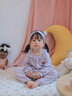 湯尼倍兒湯尼倍兒嬰兒洋氣套裝春秋女寶寶長袖家居服分體衣服夏季空調(diào)睡衣 淺紫色 73 cm 曬單實拍圖