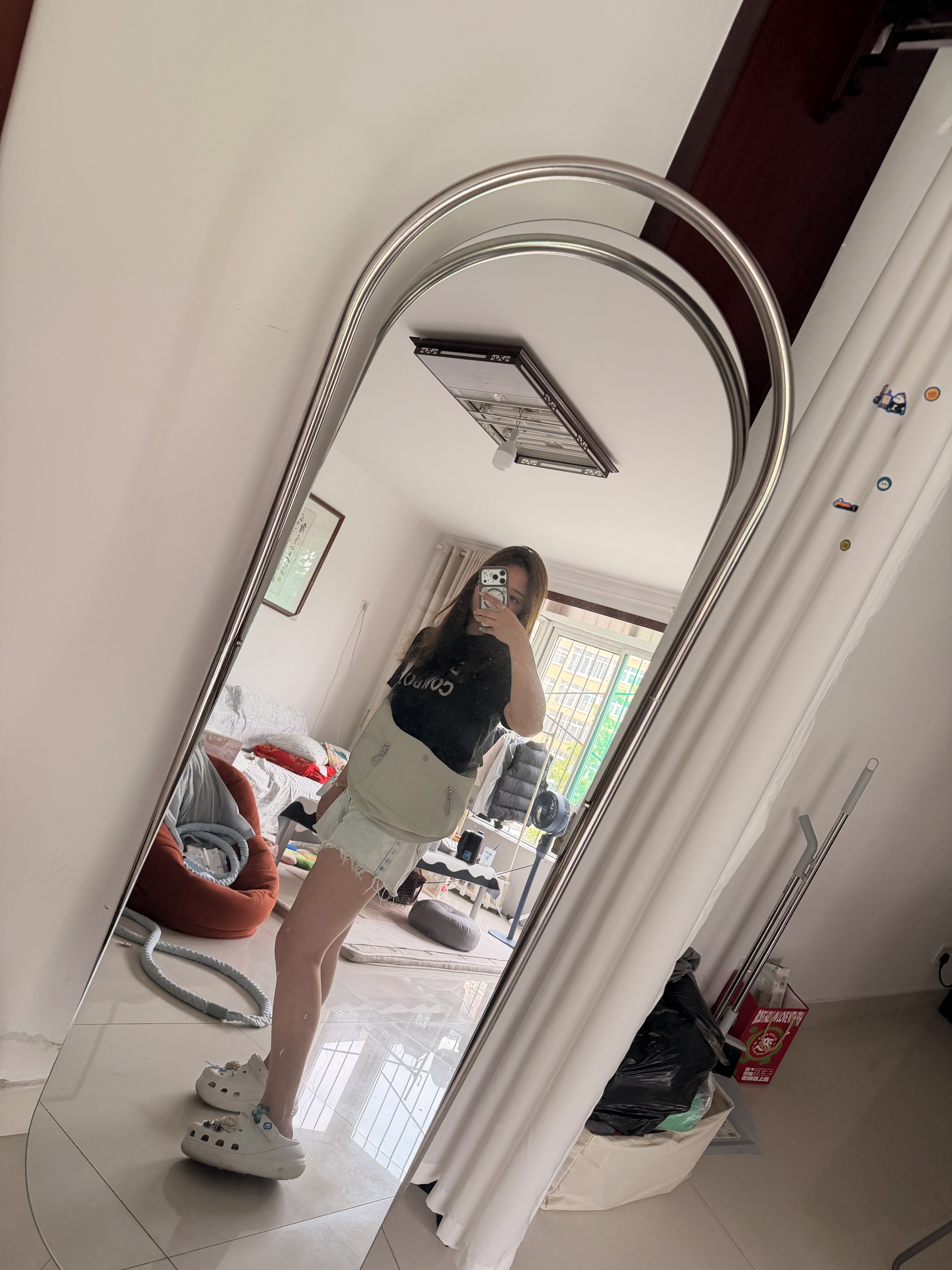 lululemon丨Slouchy 斜挎包 LU9CACS 朦朧草甸綠 O/S 曬單實拍圖