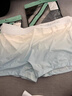 伊棠朵平角女士冰絲內褲女四角內褲修身簡(jiǎn)約女生少女短褲頭安全褲女生 灰色+藍色+綠色 2XL 【140-160斤】 曬單實(shí)拍圖