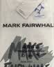 馬克華菲（MARK FAIRWHALE）短袖男士夏季潮牌休閑短袖T恤男寬松重磅220g純棉男裝 白色 2XL 曬單實拍圖