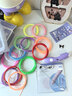qdrone For the Good Moments3d打印筆兒童玩具女孩生日禮物3D機立體8-12歲6低溫繪畫4-7小姑娘 順滑低溫紫【13卷耗材（56米）+禮袋+臨摹本+貼紙】 不燙手立體筆6- 曬單實拍圖