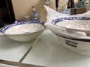 青花瓷8英寸斗碗家用顏值陶瓷餐具面碗湯碗瓷碗微波爐大碗魚盤 2只青花瓷8英寸斗碗 曬單實拍圖