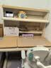 黑白調C2兒童學習桌書桌寫字桌專用3-18歲全光譜大路燈一體進口橡膠木 曬單實拍圖