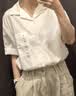 優衣庫牛仔中褲/水洗產品男裝女裝26春夏新款短褲484209 63 天藍色 S 曬單實拍圖