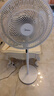 美的（Midea）【颶風(fēng)節(jié)能】七葉柔風(fēng)立式電風(fēng)扇/家用輕音落地扇/臺(tái)式小型風(fēng)扇/大風(fēng)力遙控定時(shí)搖頭風(fēng)扇 SAH35BSJ 曬單實(shí)拍圖
