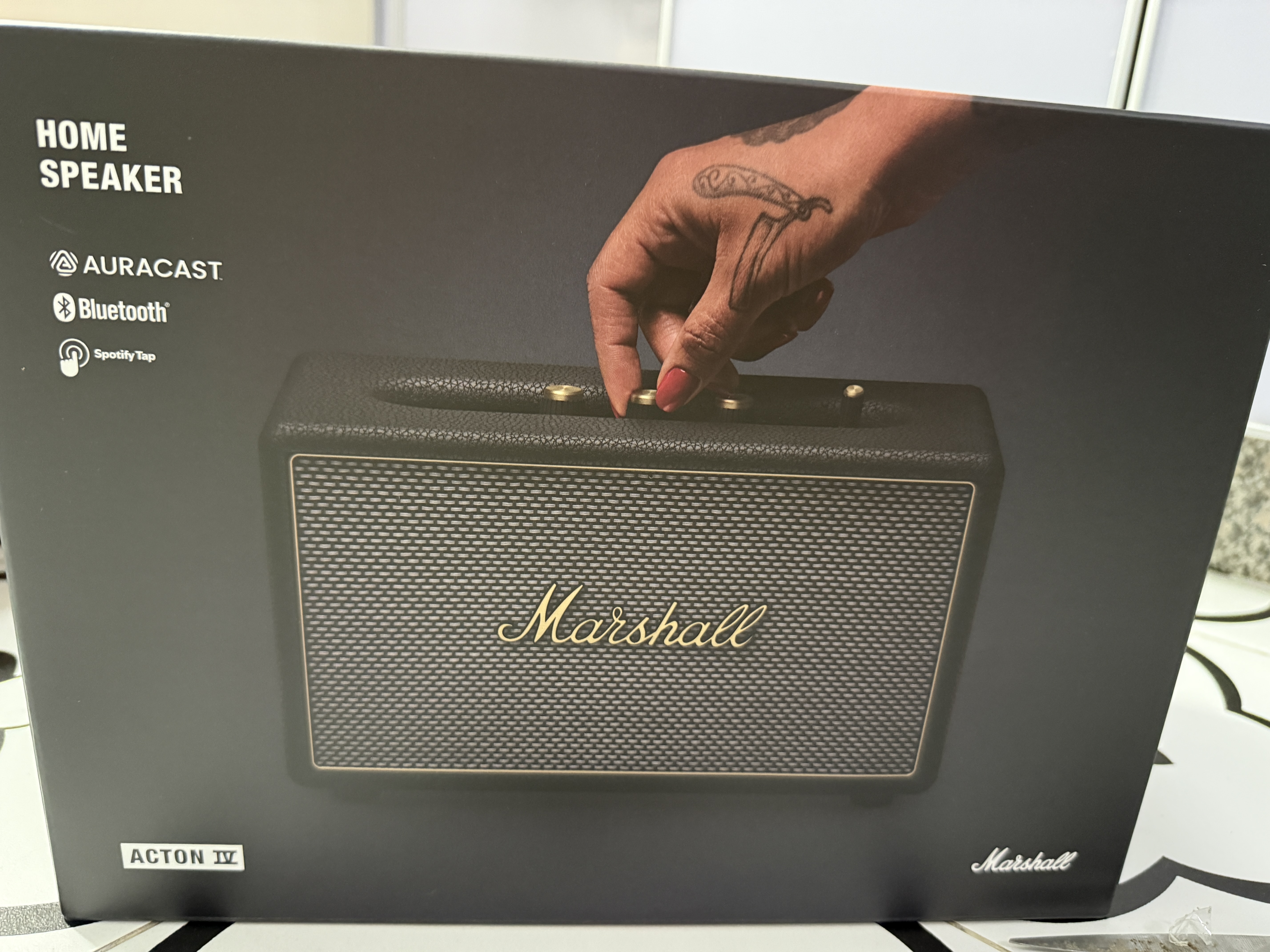 Marshall（馬歇爾）ACTON IV 藍牙音箱4代2026新品無線家用室內重低音七夕生日禮物電腦音響 黑色 曬單實拍圖