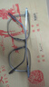 蔡司（ZEISS）德國蔡司近視眼鏡片眼鏡框男方框可配防藍光鏡片帶散光度數(shù)女 簡約透明灰鈦架方框 德國蔡司視特耐高清1.67 曬單實拍圖