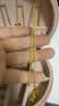 周大福中版肖邦鏈素鏈黃金項鏈男女士款(工費:280計價)EOF1604禮物 45cm 足金 約5.75g 曬單實拍圖