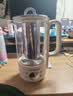 九陽（Joyoung）0膠水養生壺 1.5L煮茶器 玻璃花茶壺 316不銹鋼燒水壺恒溫沖奶電熱水壺 WY301 曬單實拍圖