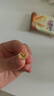 六福珠寶 黃金耳釘心動(dòng)足金愛心閃耀心形耳飾七夕禮物女 計(jì)價(jià) 約2.10克 曬單實(shí)拍圖