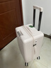 曠野與他行李箱2025新款大容量旅行箱37開拉桿箱密碼箱學生男女款 淺粉色【防爆拉鏈款】 24英寸 曬單實拍圖