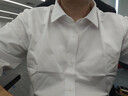 京東京造【賽絡(luò)針織200支】襯衫白襯衫男士長袖襯衫夏季新款商務(wù)白色41 曬單實(shí)拍圖