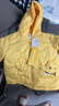 巴拉巴拉童裝寶寶羽絨服秋冬季嬰兒輕薄兒童外套上衣造型萌趣男童女童反季 黃色小鱷魚31004-白鴨絨 -208425107204 100 cm 曬單實拍圖