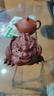 金鑲玉王仁兵老師手工 宜興紫砂茶寵金蟾擺件茶玩功夫茶具配件禮盒裝 鴻運當(dāng)頭大紅袍金蟾 曬單實拍圖