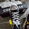 匡威（Converse）帆布鞋男鞋女鞋2025春季新款All Star經(jīng)典款情侶高幫休閑鞋板鞋 黑高101010/建議拍小一碼或半碼 39 曬單實(shí)拍圖