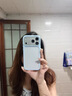 歪果殼ins奶油白高顏值適用蘋果17promax手機殼新款iPhone16ProMax全包拍照按鍵15pro創意可DIY 14防摔 淺藍色果凍色 iPhone17ProMax 曬單實拍圖