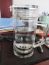 水宜生 雙層玻璃杯帶手柄茶杯商務(wù)水杯水晶杯刻字定制茶漏杯子防燙加厚 辦公手柄杯 曬單實(shí)拍圖