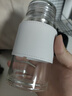 代璽玻璃水杯大容量男女士茶杯茶水分離泡茶杯高硼硅耐熱便攜墩墩杯子 單層玻璃杯-鉆石蓋+雙杯套 500ml 曬單實拍圖