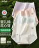 貓人醫護級A類100%零染棉加長襠女士內褲女全純棉高腰收腹三角褲XL4條 曬單實拍圖