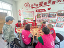 多美憶拉旗中秋節(jié)裝飾布置掛件商場(chǎng)櫥窗吊頂布置喜迎中秋拉旗4條裝 曬單實(shí)拍圖