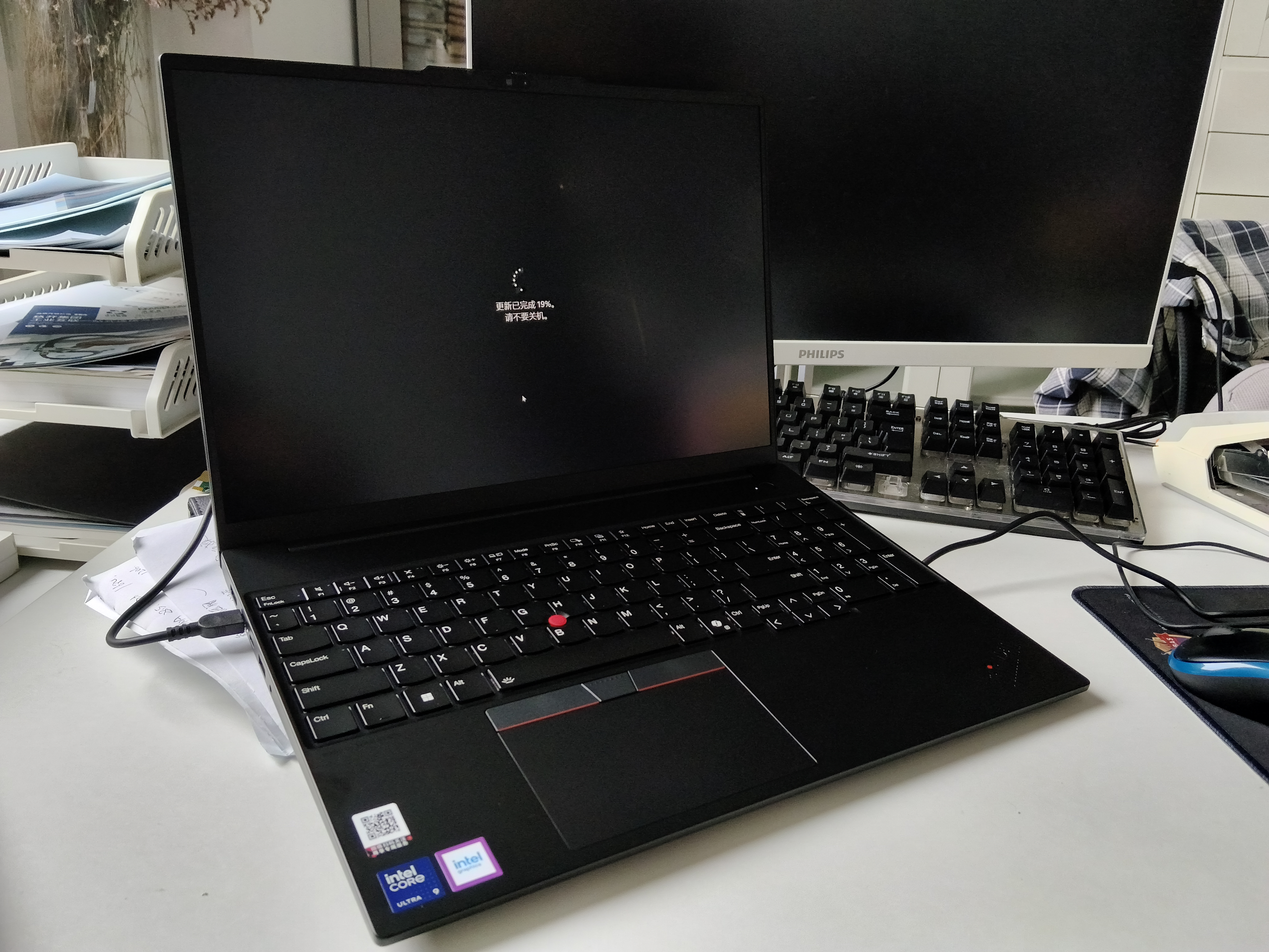 ThinkPad【國家補貼15%】聯想E16 AI PC 輕薄便攜筆記本電腦酷睿Ultra9 185H 16G 1T 2.5K 商務辦公本 黑色 曬單實拍圖