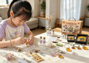 伊貝智兒童玩具女孩生日禮物6-10歲7-14小姑娘琥珀diy材料自然手作手工 DIY琥珀套裝【干花+蝴蝶標本+相框+無毒材質禮盒 六一兒童節禮物2026火的最自制蝴蝶昆蟲標本周歲五八十 曬單實拍圖