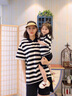 G.DUCKKIDS小黃鴨不一樣的親子裝2025夏季一家三口炸街短袖t恤母子母女裝高 米奇套裝 100 兒童 曬單實(shí)拍圖