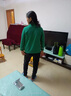 羅蒙媽媽秋裝毛衣女2026新款上衣外搭短款衫媽媽秋裝套裝薄款圓領外套 黃色 S 適合80-96斤 曬單實拍圖