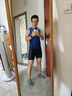 紐凱利（NUCKILY）鐵三服連體服競賽專(zhuān)業(yè)短袖無(wú)袖跑步游泳騎行服速干男女鐵人三項服 黑藍【無(wú)袖】MQ006 M 【推薦體重60-70kg】 曬單實(shí)拍圖