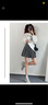翊尚美jk百褶裙女春季學(xué)生黑色半身裙短裙子25年新款高腰顯瘦短裙有內(nèi)襯 灰色【抗皺加長款】 XL【推薦115-130斤】 曬單實拍圖