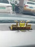 齊選汽車臨時(shí)停車牌車用挪車電話號(hào)碼牌車載移車牌車內(nèi)飾品香水?dāng)[件男 金色【送香水防滑墊】 曬單實(shí)拍圖