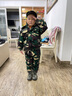 兵童勇士新款春秋季兒童迷彩服套裝男童女童演出服中大童運動(dòng)裝學(xué)生軍訓服 曬單實(shí)拍圖