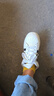 阿迪達斯 （adidas）金標貝殼頭小白鞋 運動休閑大童款FU7712 39 偏大半碼 曬單實拍圖