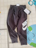 NIKE 耐克童裝男童加絨保暖長(cháng)褲冬季兒童針織休閑運動(dòng)褲子小童正黑色(春秋款)110 /50 【建議身高98-104cm】 曬單實(shí)拍圖