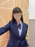 古緹琪小西裝套裝女春秋女士正裝外套OL工作服職業(yè)裝西裝女西服工裝上衣 藍(lán)色西裝 S 曬單實拍圖