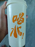 制然新款水杯創(chuàng)意宿舍大學(xué)生吸管杯咖啡杯簡約高顏值便攜不銹鋼保溫杯 喝水-能保溫保冷雙飲杯 500ml 曬單實拍圖
