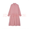 MUJI IDEE 女式 襯衫連衣裙 GAC08C2S 春夏新品多巴胺 煙熏粉色 均碼 曬單實拍圖