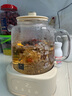 World Kitchen康寧養生壺全玻璃恒溫壺家用多功能辦公室煮茶器燒水壺花茶 1.2L山姆升級款【玻璃壺+茶漏+燉盅】 曬單實(shí)拍圖
