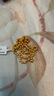 中鑫珠寶黃金項(xiàng)鏈男女款足金999.9金項(xiàng)鏈情侶光珠磨砂圓珠佛珠金項(xiàng)鏈 光面款9.97g（45cm） 曬單實(shí)拍圖