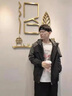 花花公子（PLAYBOY）夾克男士外套新款春秋季韓版潮流休閑上衣服連帽機(jī)能秋冬工裝 灰黑 L 曬單實(shí)拍圖