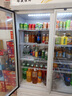 猛世推拉門(mén)展示柜冷藏飲料柜移動(dòng)門(mén)保鮮柜超市便利店平移滑門(mén)冰箱蔬菜水果陳列柜冰柜商用立式啤酒柜 雙門(mén)爵士黑丨銅管制冷 直冷 曬單實(shí)拍圖